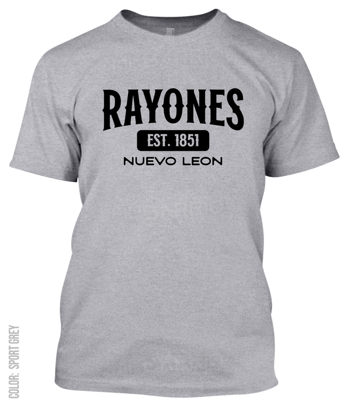Rayones, Nuevo Leon Athletic T-Shirt