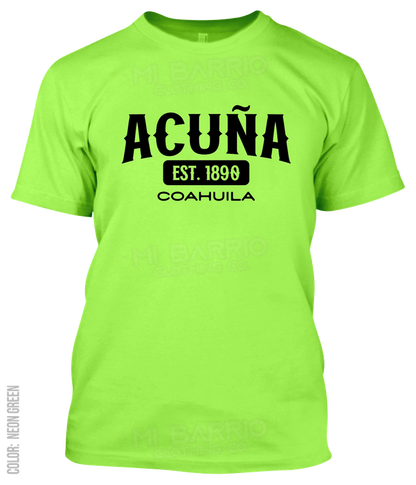 Acuña, Coahuila Athletic T-Shirt