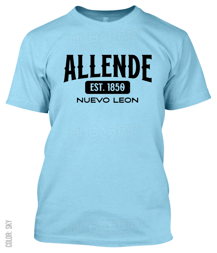 Allende, Nuevo Leon Athletic T-Shirt