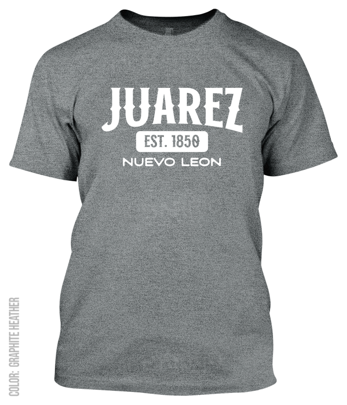 Juarez, Nuevo Leon Athletic T-Shirt