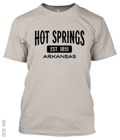 Hot Springs, Arkansas Athletic T-Shirt