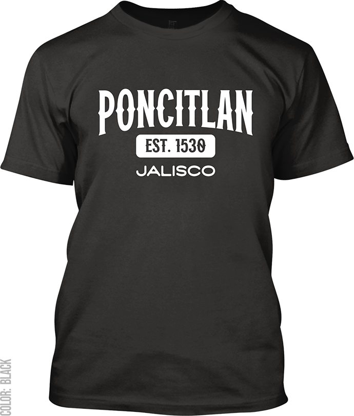Poncitlan, Jalisco Athletic T-Shirt