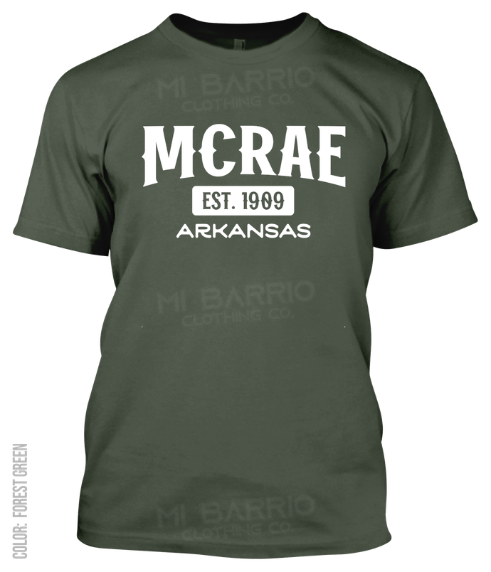 Mcrae, Arkansas Athletic T-Shirt