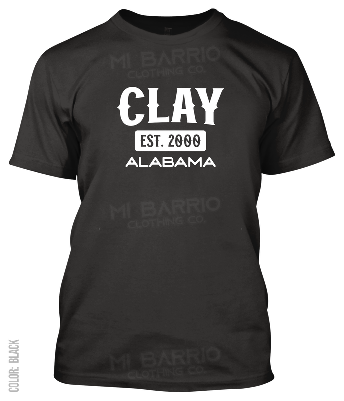 Clay, Alabama Athletic T-Shirt