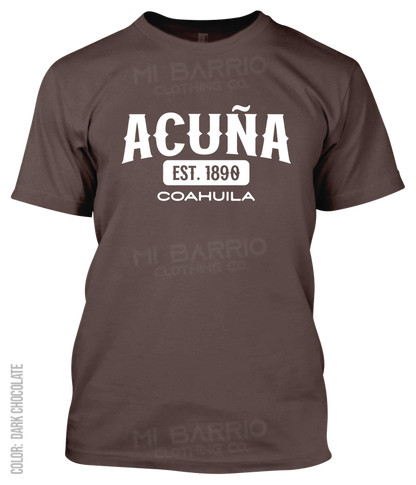 Acuña, Coahuila Athletic T-Shirt
