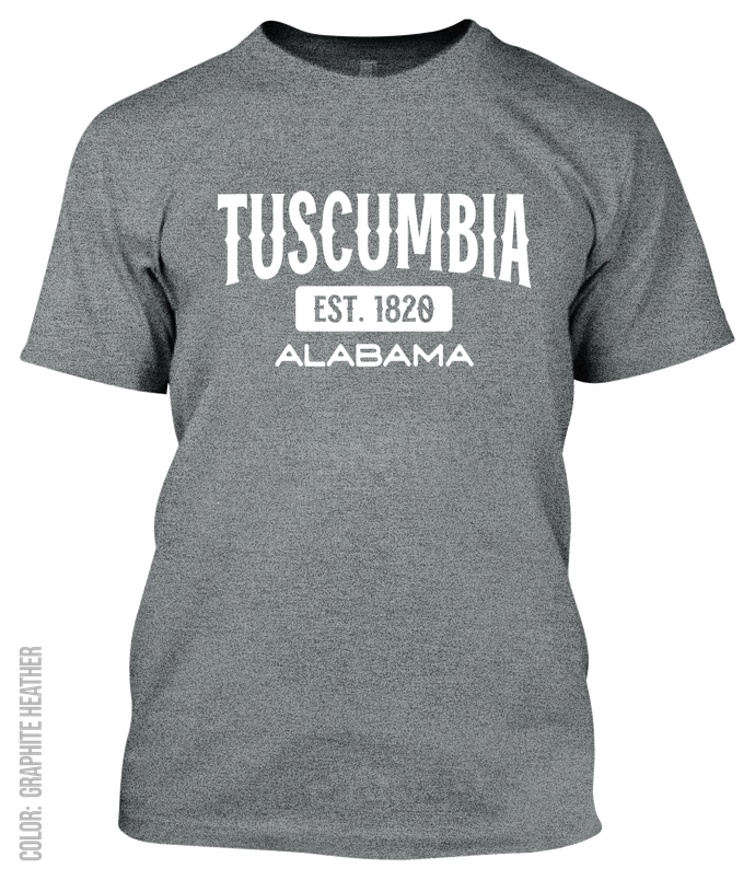 Tuscumbia, Alabama Athletic T-Shirt