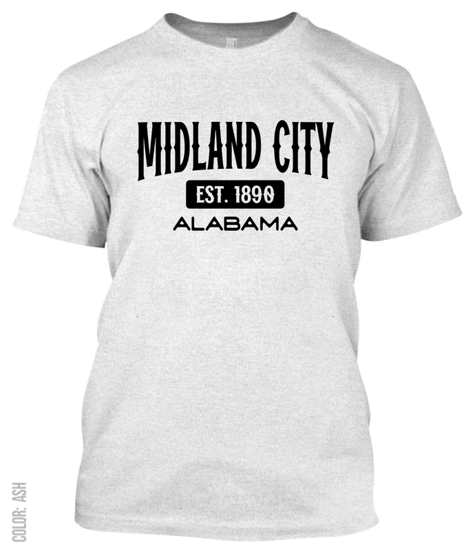 Midland City, Alabama Athletic T-Shirt