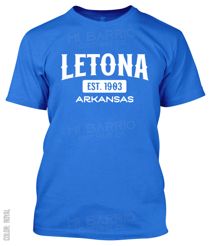Letona, Arkansas Athletic T-Shirt