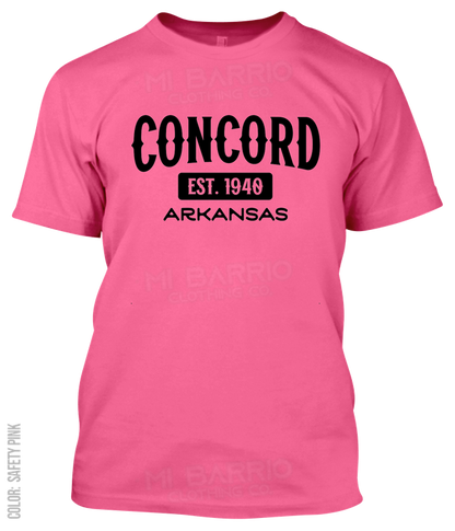 Concord, Arkansas Athletic T-Shirt