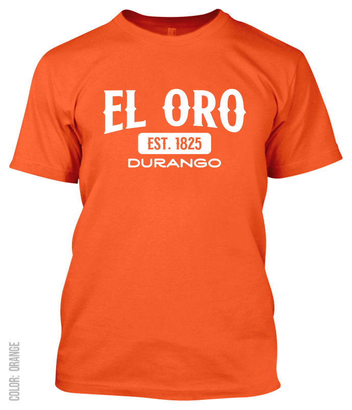 El Oro, Durango Athletic T-Shirt
