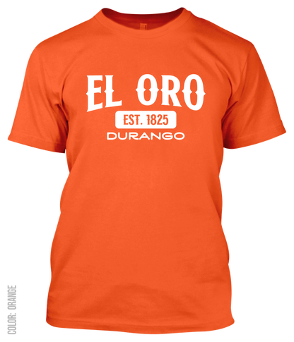 El Oro, Durango Athletic T-Shirt