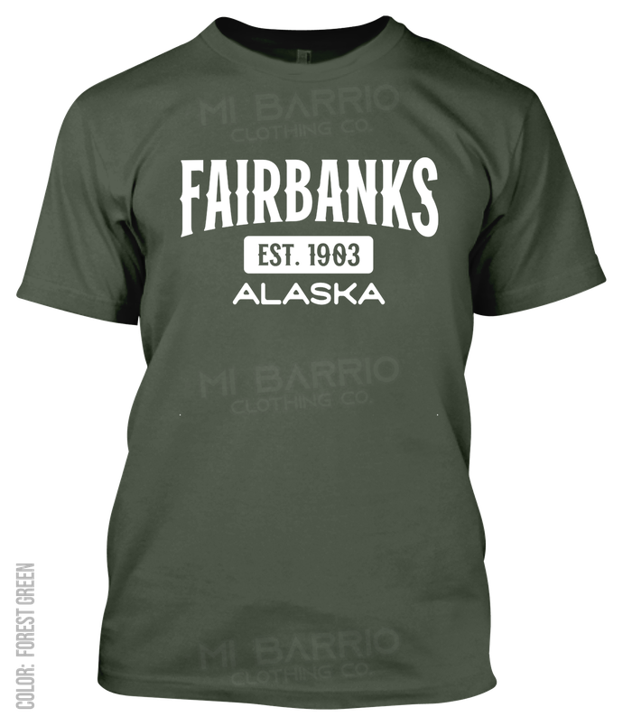 Fairbanks, Alaska Athletic T-Shirt