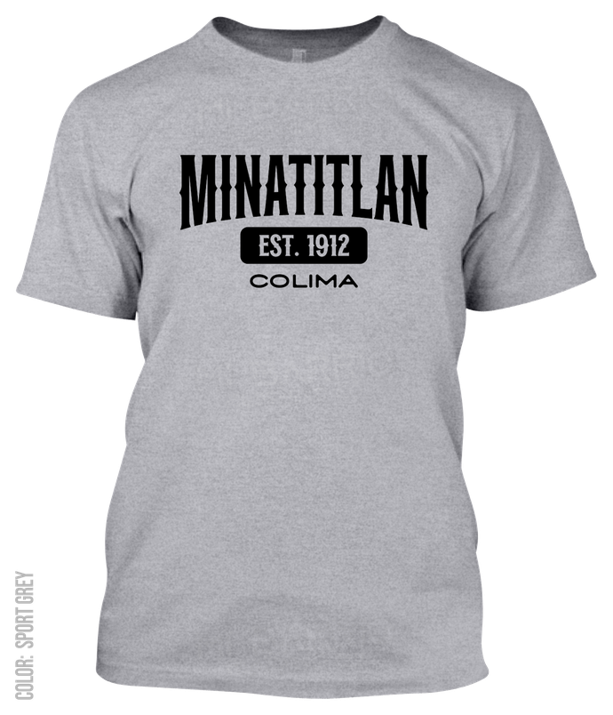 Minatitlan, Colima Athletic T-Shirt