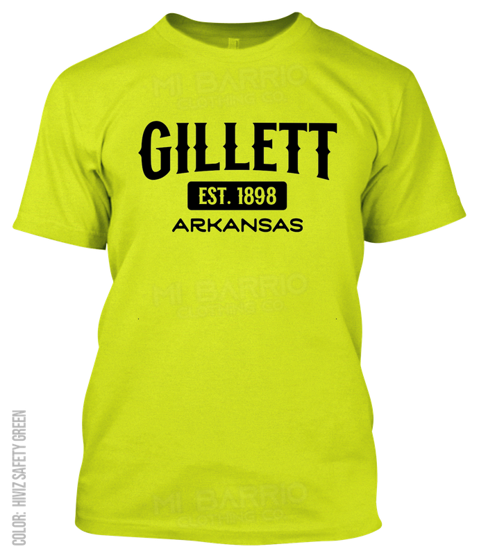 Gillett, Arkansas Athletic T-Shirt