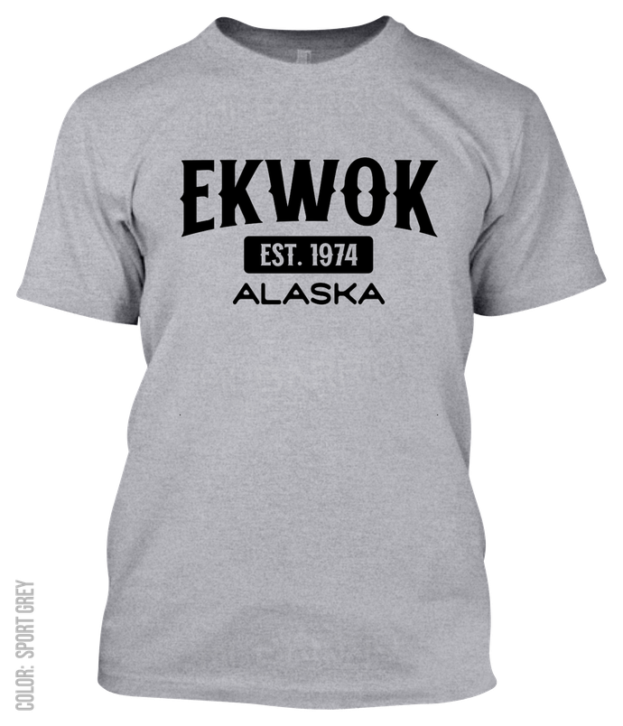Ekwok, Alaska Athletic T-Shirt