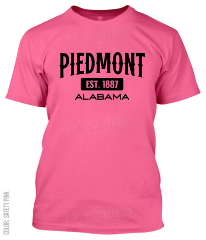 Piedmont, Alabama Athletic T-Shirt