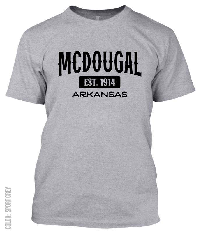 Mcdougal, Arkansas Athletic T-Shirt