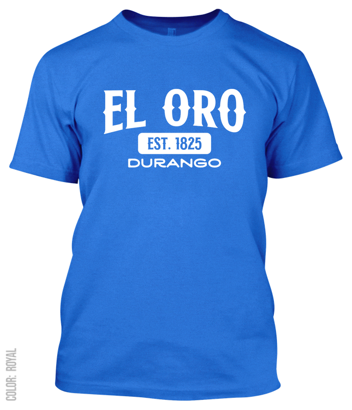 El Oro, Durango Athletic T-Shirt