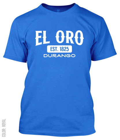 El Oro, Durango Athletic T-Shirt