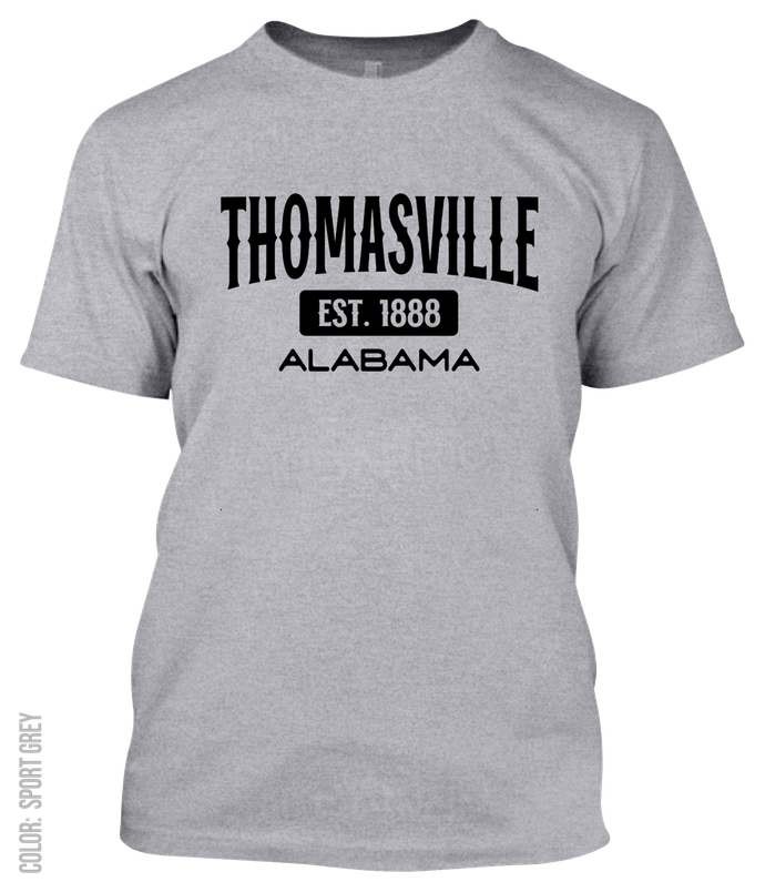 Thomasville, Alabama Athletic T-Shirt