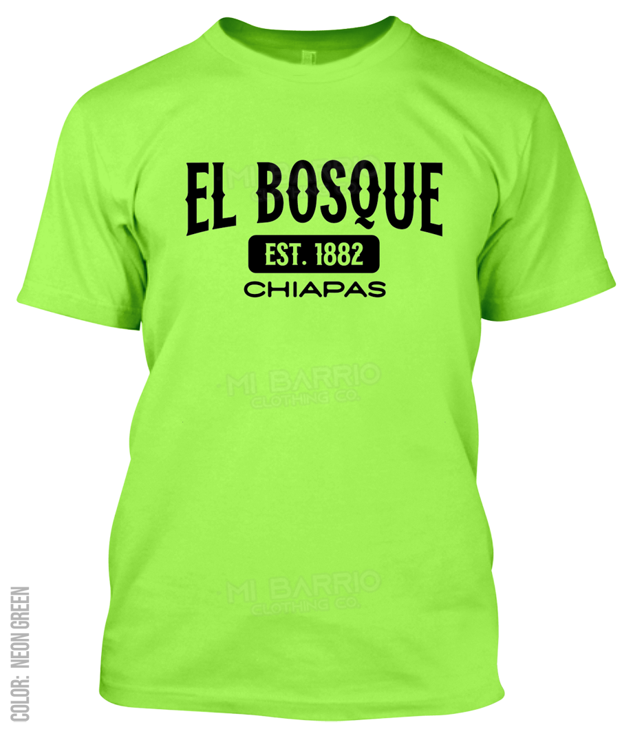 El Bosque, Chiapas Athletic T-Shirt