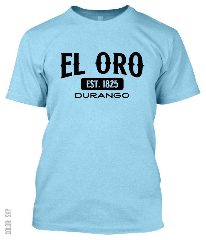 El Oro, Durango Athletic T-Shirt