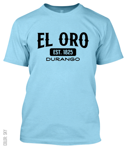 El Oro, Durango Athletic T-Shirt