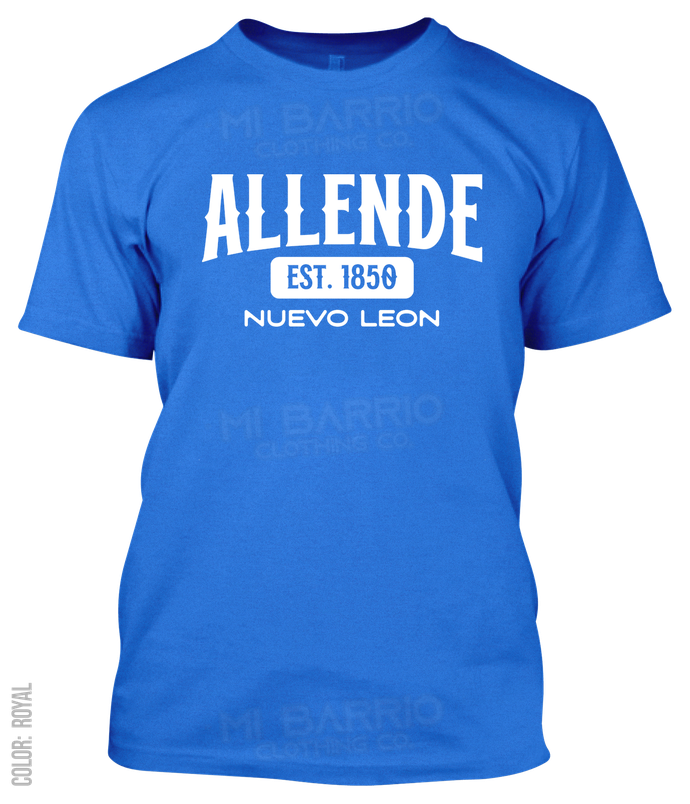 Allende, Nuevo Leon Athletic T-Shirt