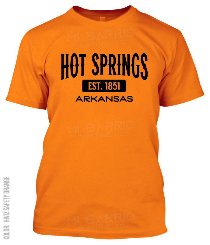 Hot Springs, Arkansas Athletic T-Shirt