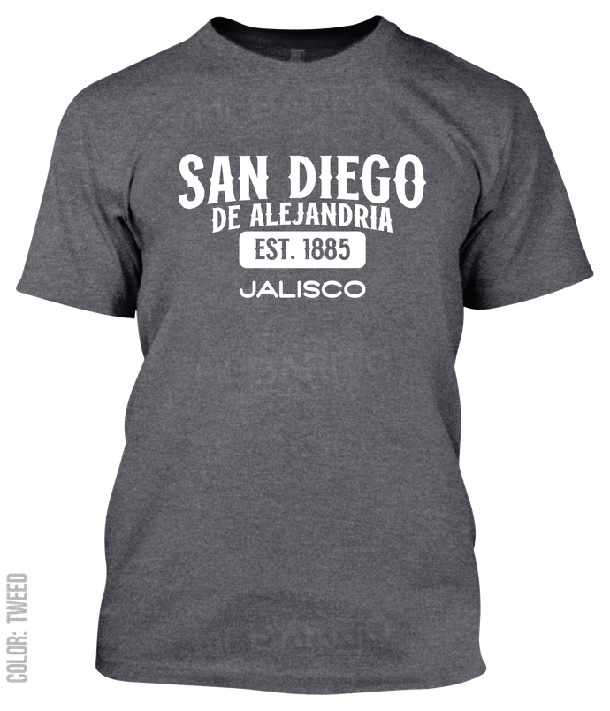San Diego De Alejandria, Jalisco Athletic T-Shirt