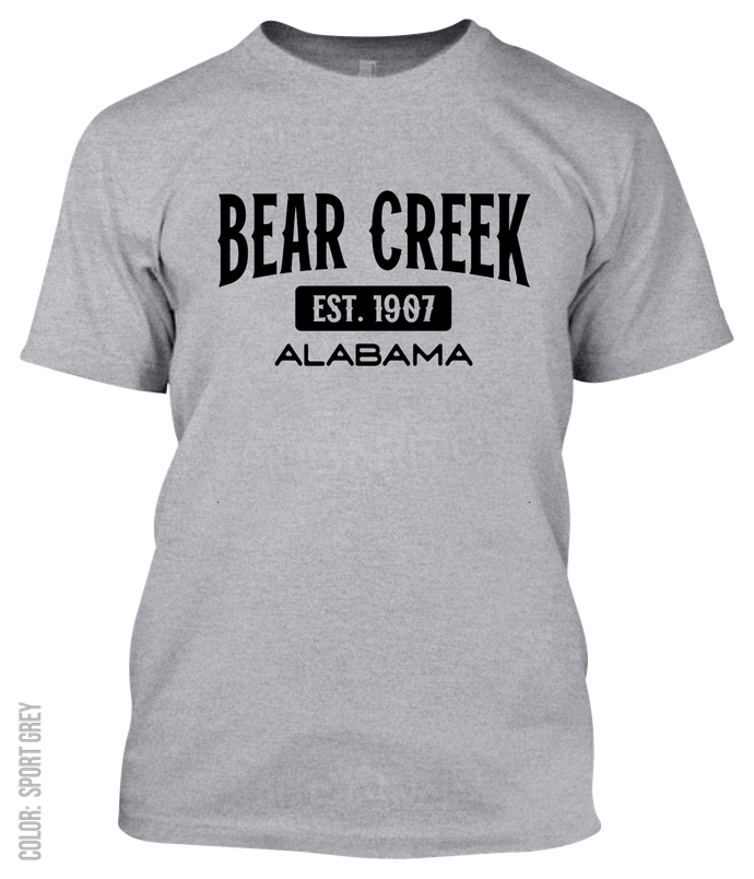 Bear Creek, Alabama Athletic T-Shirt