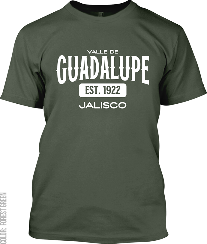 Valle De Guadalupe, Jalisco Athletic T-Shirt