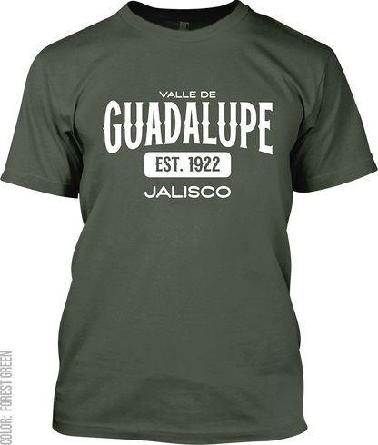 Valle De Guadalupe, Jalisco Athletic T-Shirt