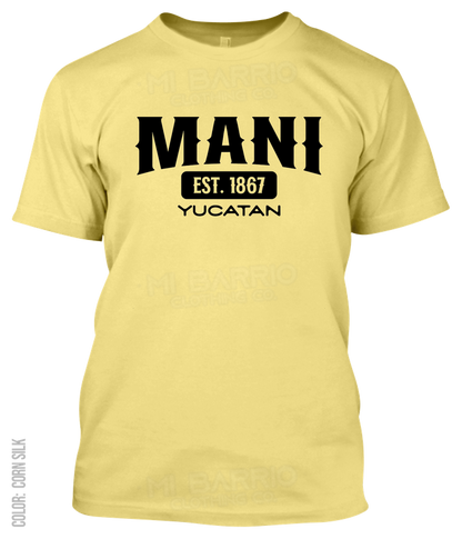 Mani, Yucatan Athletic T-Shirt