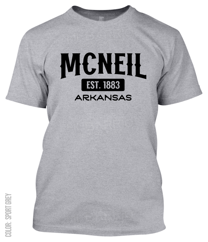 Mcneil, Arkansas Athletic T-Shirt
