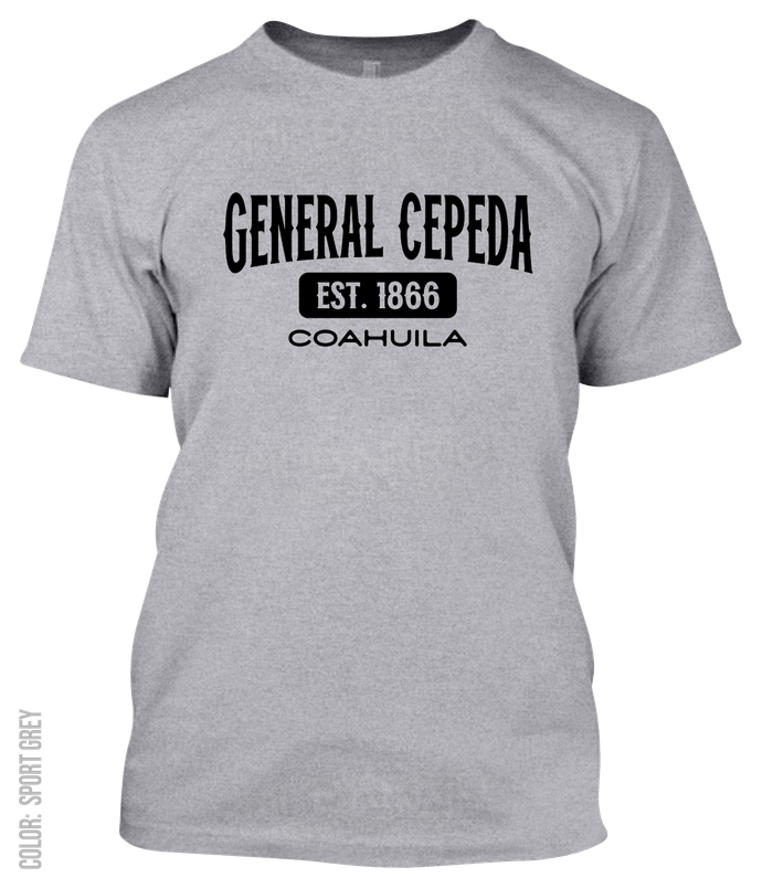 General Cepeda, Coahuila Athletic T-Shirt