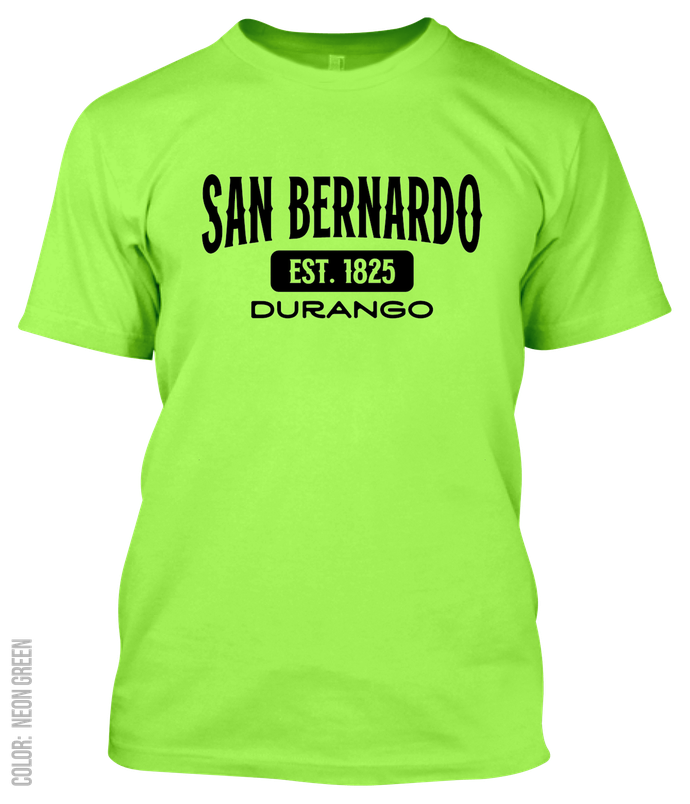 San Bernardo, Durango Athletic T-Shirt