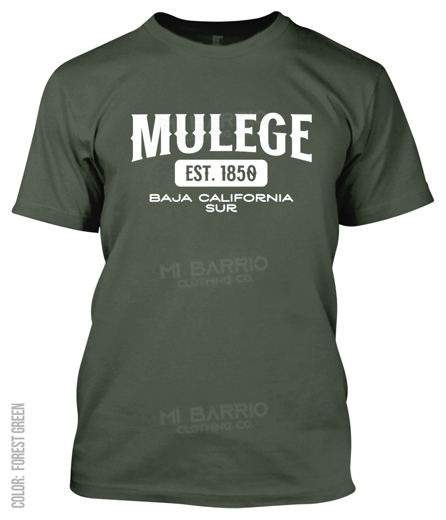 Mulege, Baja California Sur Athletic T-Shirt