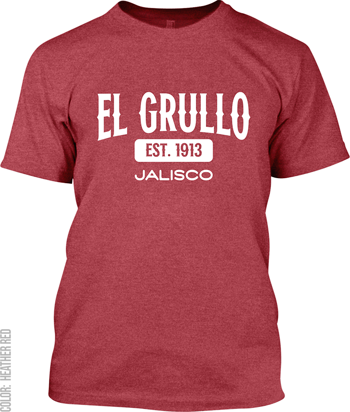 El Grullo, Jalisco Athletic T-Shirt