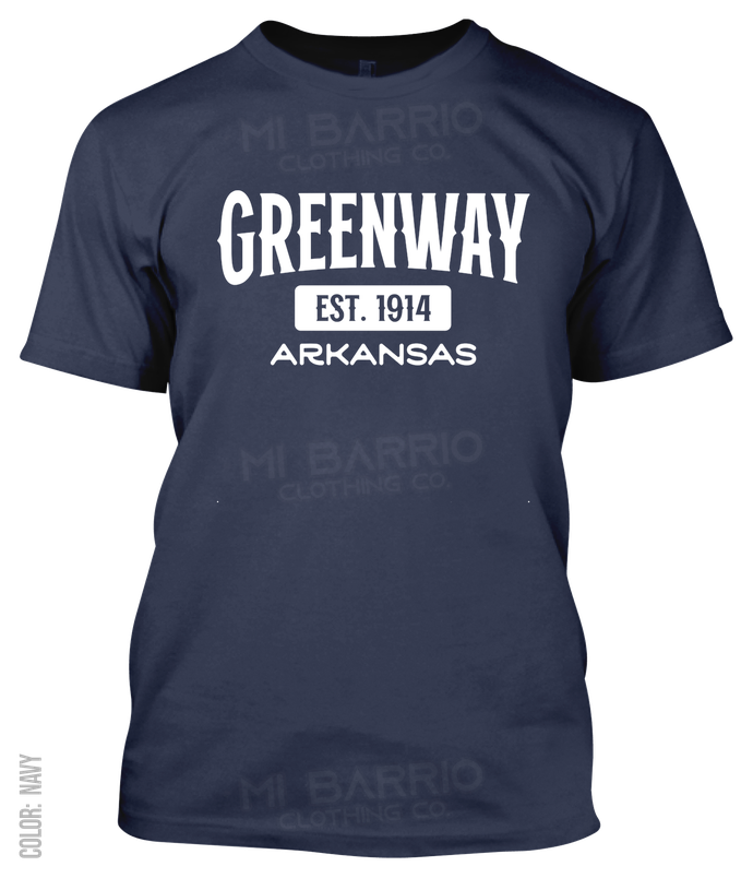 Greenway, Arkansas Athletic T-Shirt