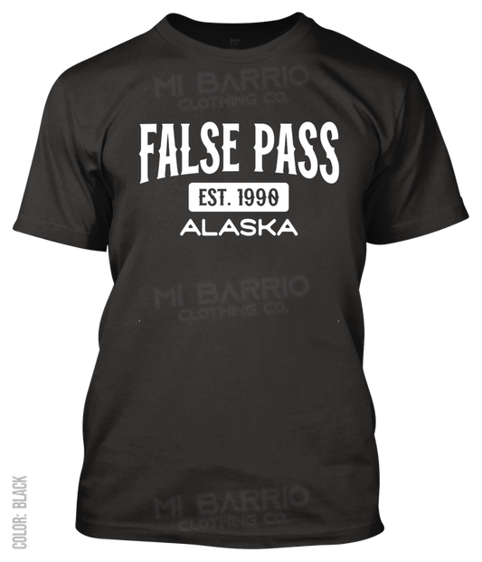 False Pass, Alaska Athletic T-Shirt