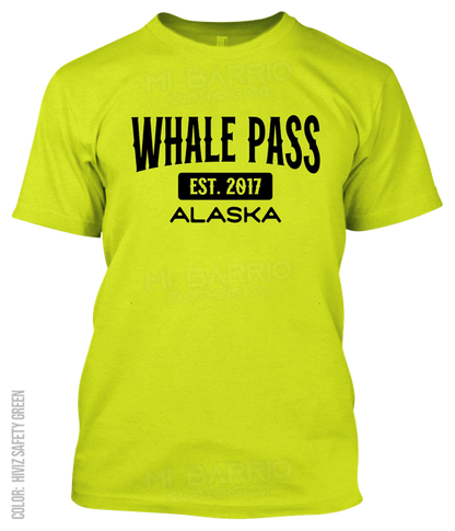 Whale Pass, Alaska Athletic T-Shirt