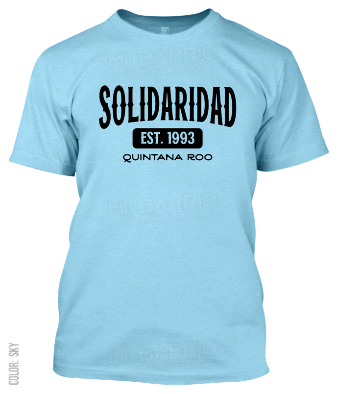 Solidaridad, Quintana Roo Athletic T-Shirt