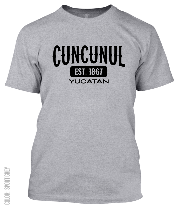 Cuncunul, Yucatan Athletic T-Shirt