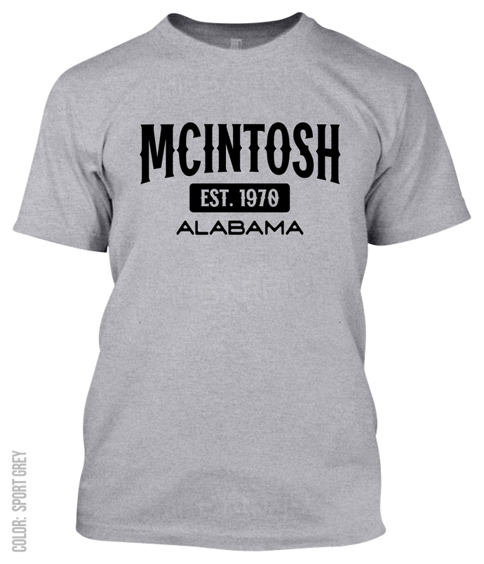 Mcintosh, Alabama Athletic T-Shirt