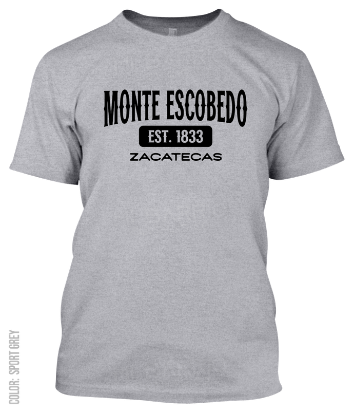 Monte Escobedo, Zacatecas Athletic T-Shirt