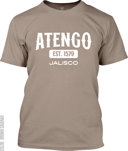 Atengo, Jalisco Athletic T-Shirt