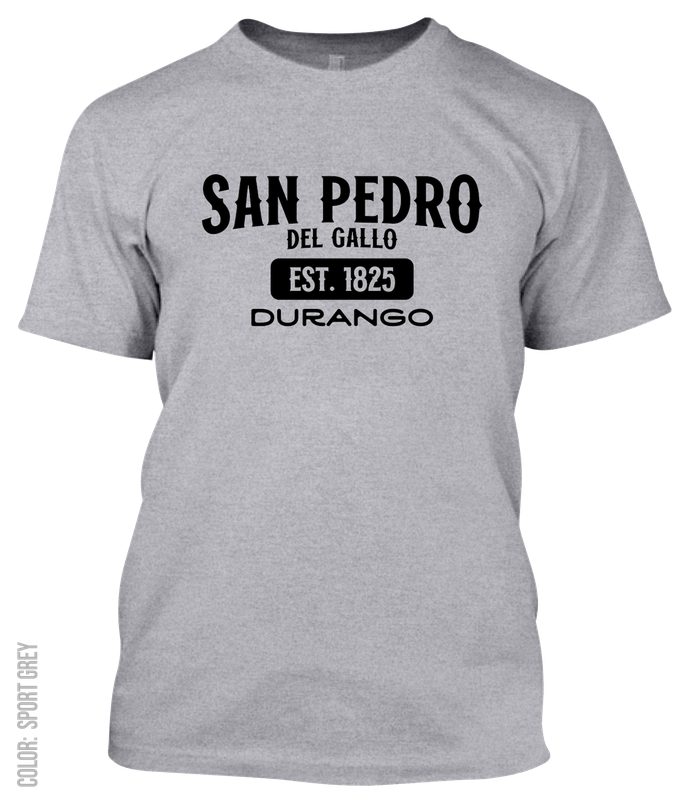 San Pedro Del Gallo, Durango Athletic T-Shirt