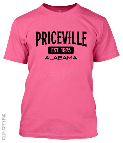 Priceville, Alabama Athletic T-Shirt