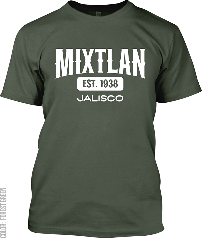 Mixtlan, Jalisco Athletic T-Shirt